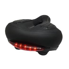 Selim City Bike Bicicleta Conforto Vazado Com Luz De Led
