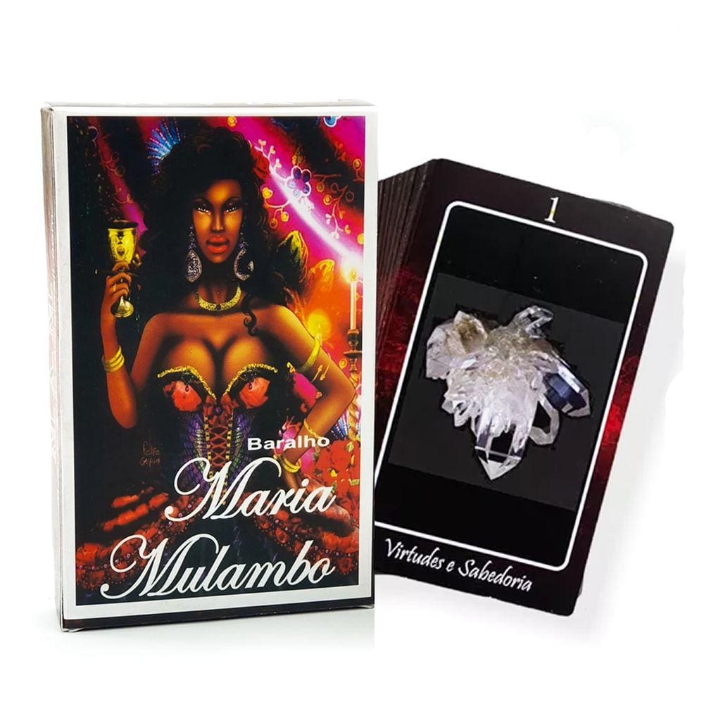 Baralho Maria Mulambo com 36 cartas + Manual Explicativo