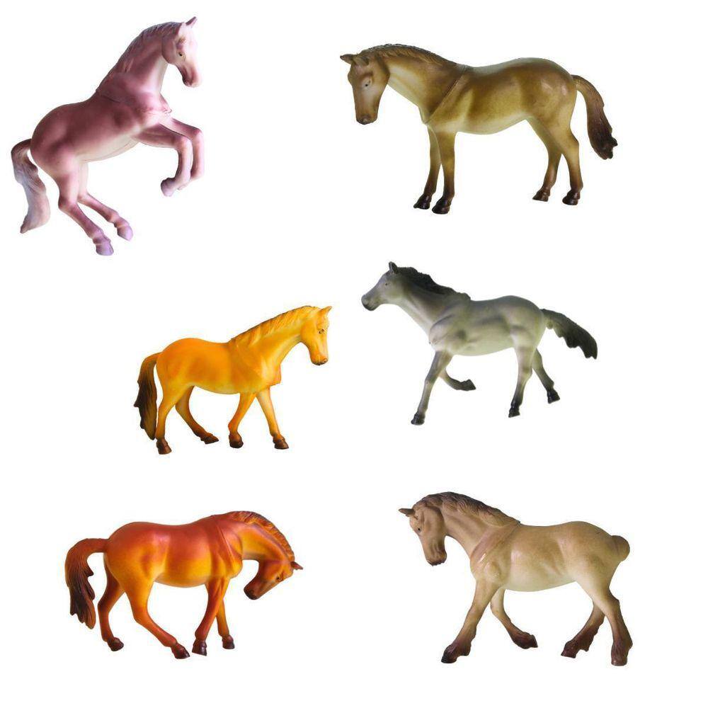 Cavalos de Brinquedo Sortidos em Miniatura para Crianças 3 +, 60 Pçs de 2'  - Terra por Battat em Promoção na Americanas