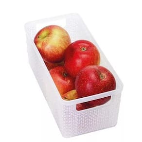 Organizador Multiuso Geladeira Juta Alongado Natural 21X10Cm