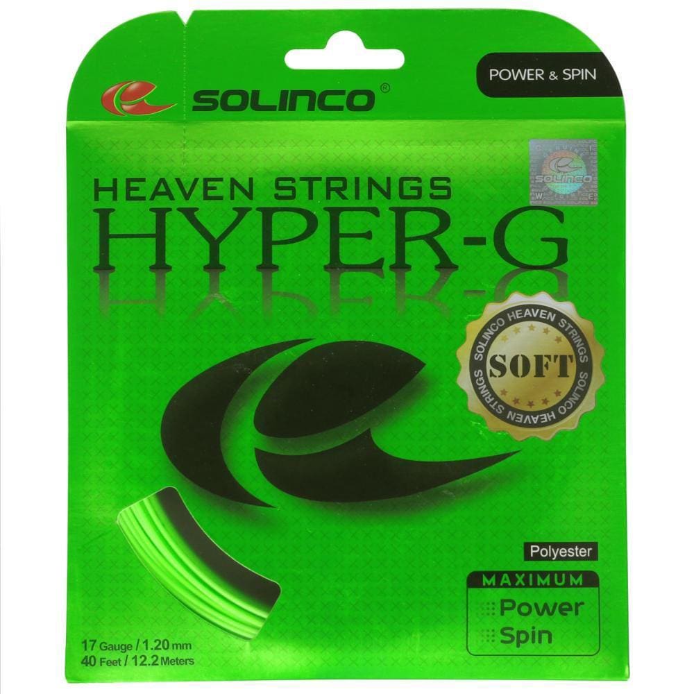 Corda Solinco Hyper G Soft 17L 1.20mm Verde - Set Individual