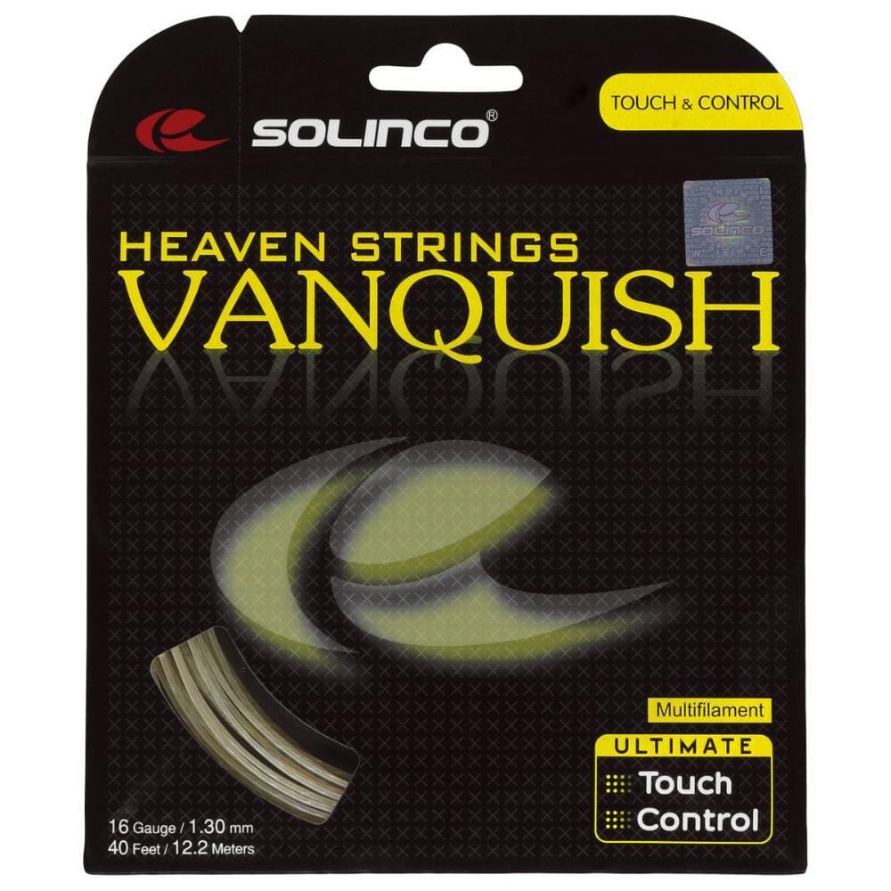 Corda Solinco Vanquish 16L 1.30mm Prata - Set Individual