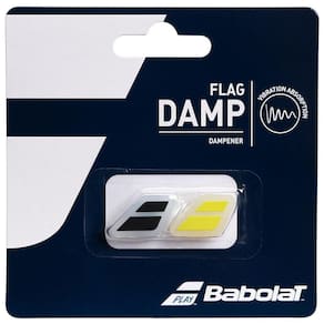 Antivibrador Babolat Flag Damp com 02 Unidades Preto e Amarelo