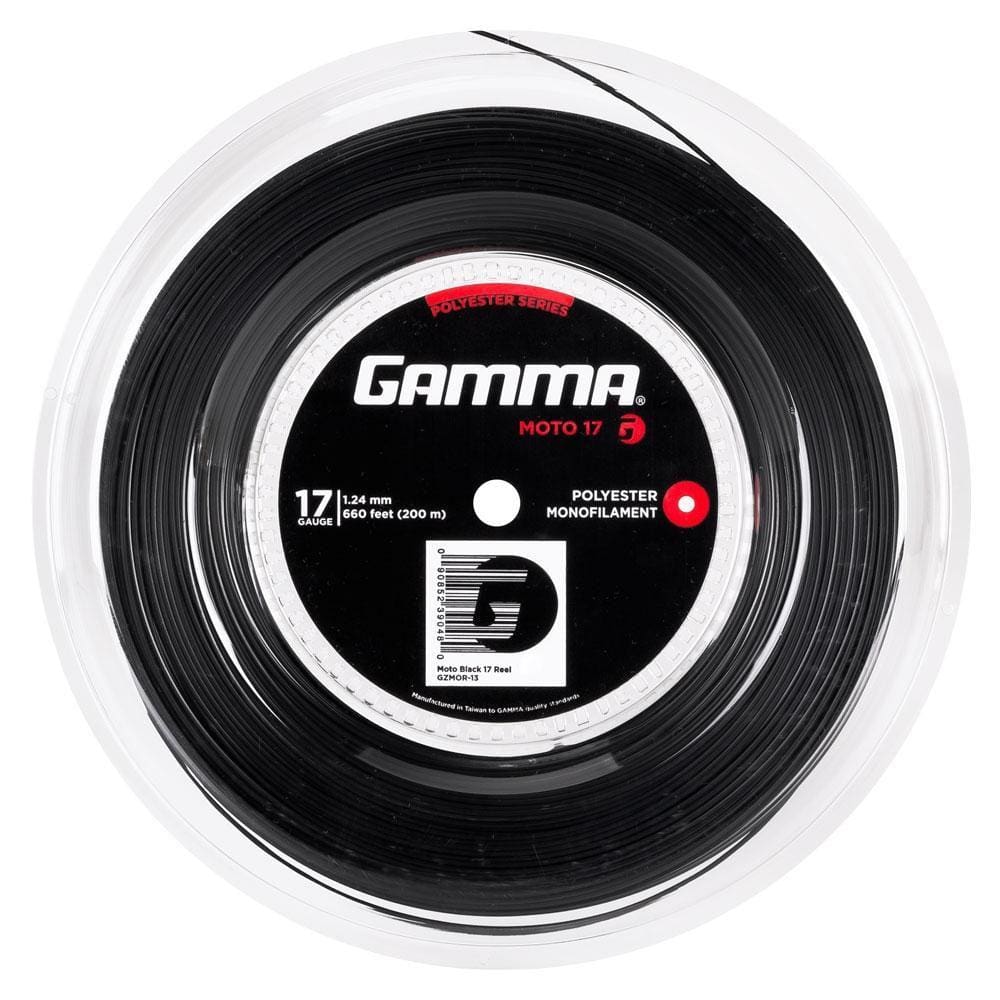 Corda Gamma Moto 17L 1.24mm Preta Rolo com 200 metros