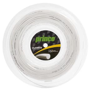 Corda Prince Tournament Poly 16L 1.30mm Branca - Rolo com 200 metros