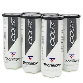 Bola de Tênis Tecnifibre Court Pack com 06 Tubos