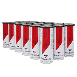 Bola de Tênis Tecnifibre X-One Pack com 18 Latas