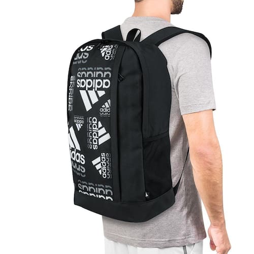 imagem-Mochila Adidas Linear Graphic Preta e Branca