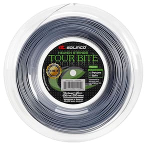 Corda Solinco Tour Bite Soft 16L 1.25mm Prata - Rolo com 200 Metros