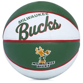 Bola de Basquete Wilson Mini NBA Team Retro Bucks 3