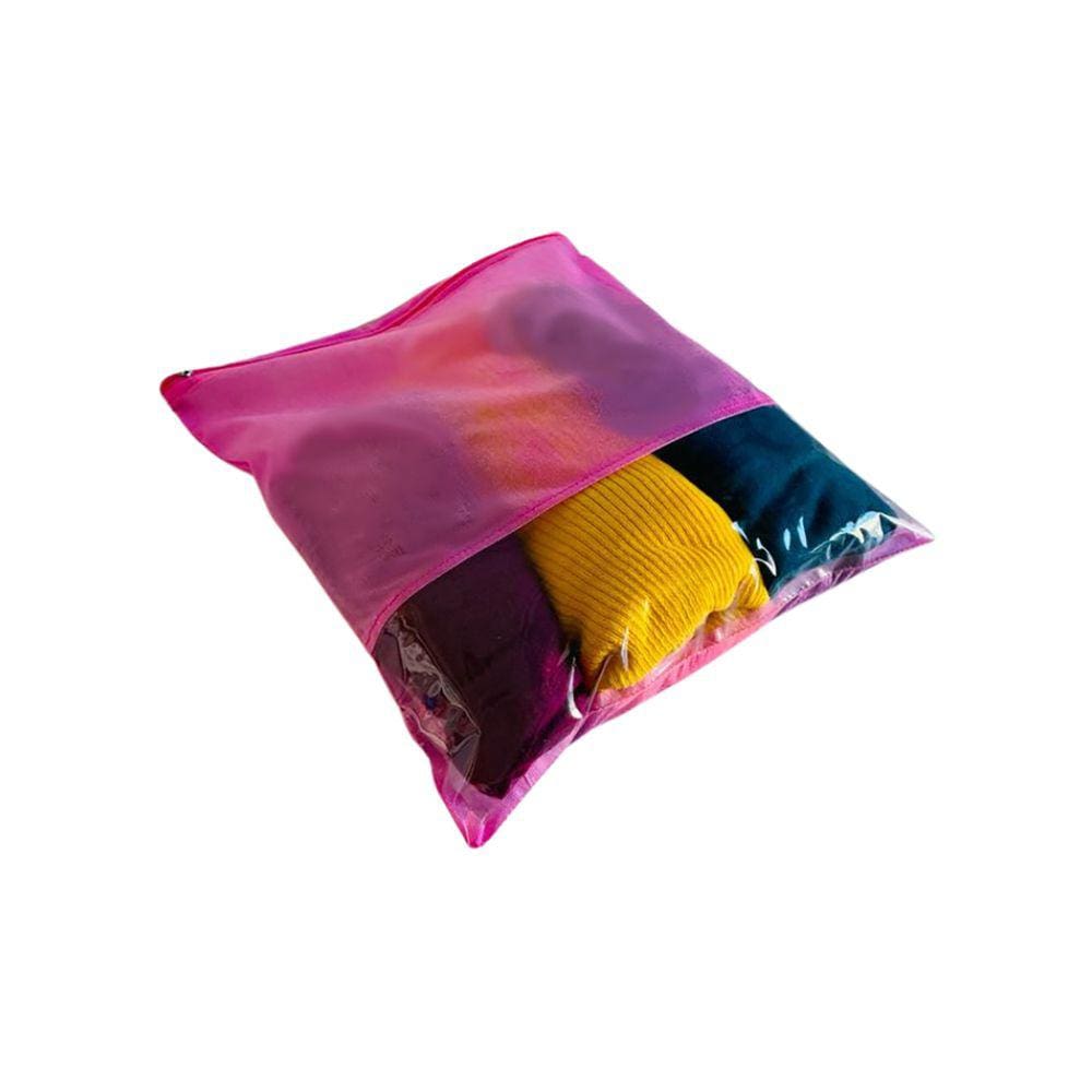 Kit 10 Sacos Organizadores Closet Roupas E Toalhas C/ Ziper