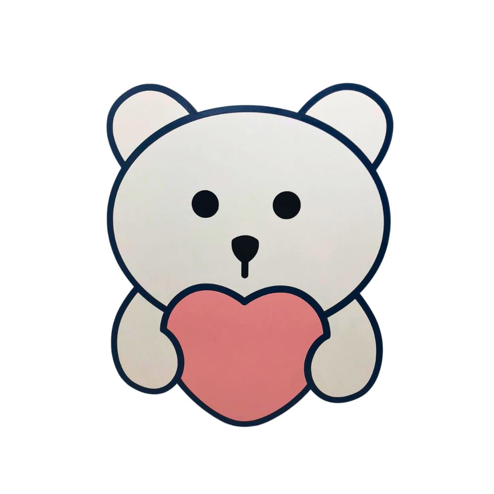 Luminária de infantil ursinho love