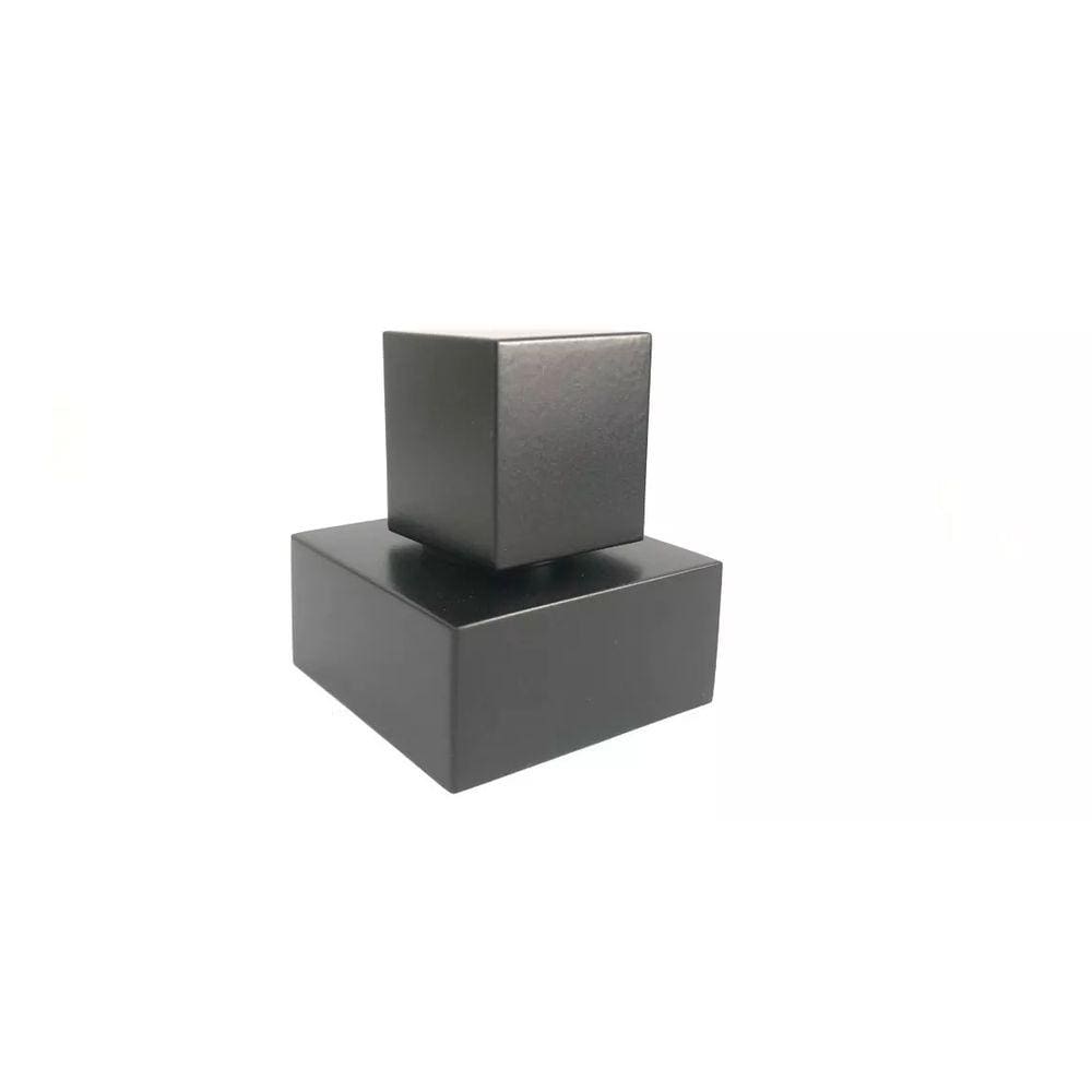 Acabamento Registro Quadrado 1.1/2 Padrão Deca Metal Preto