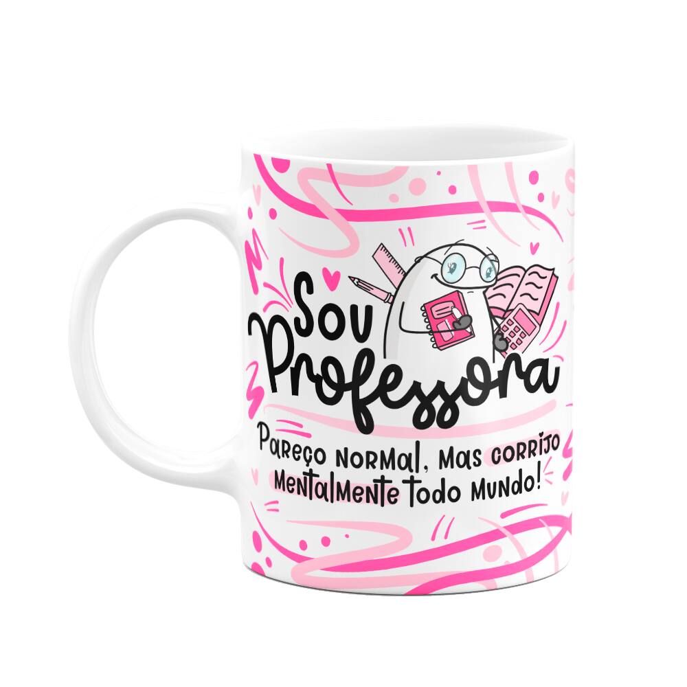 Caneca Flork Profissões - Sou Professora