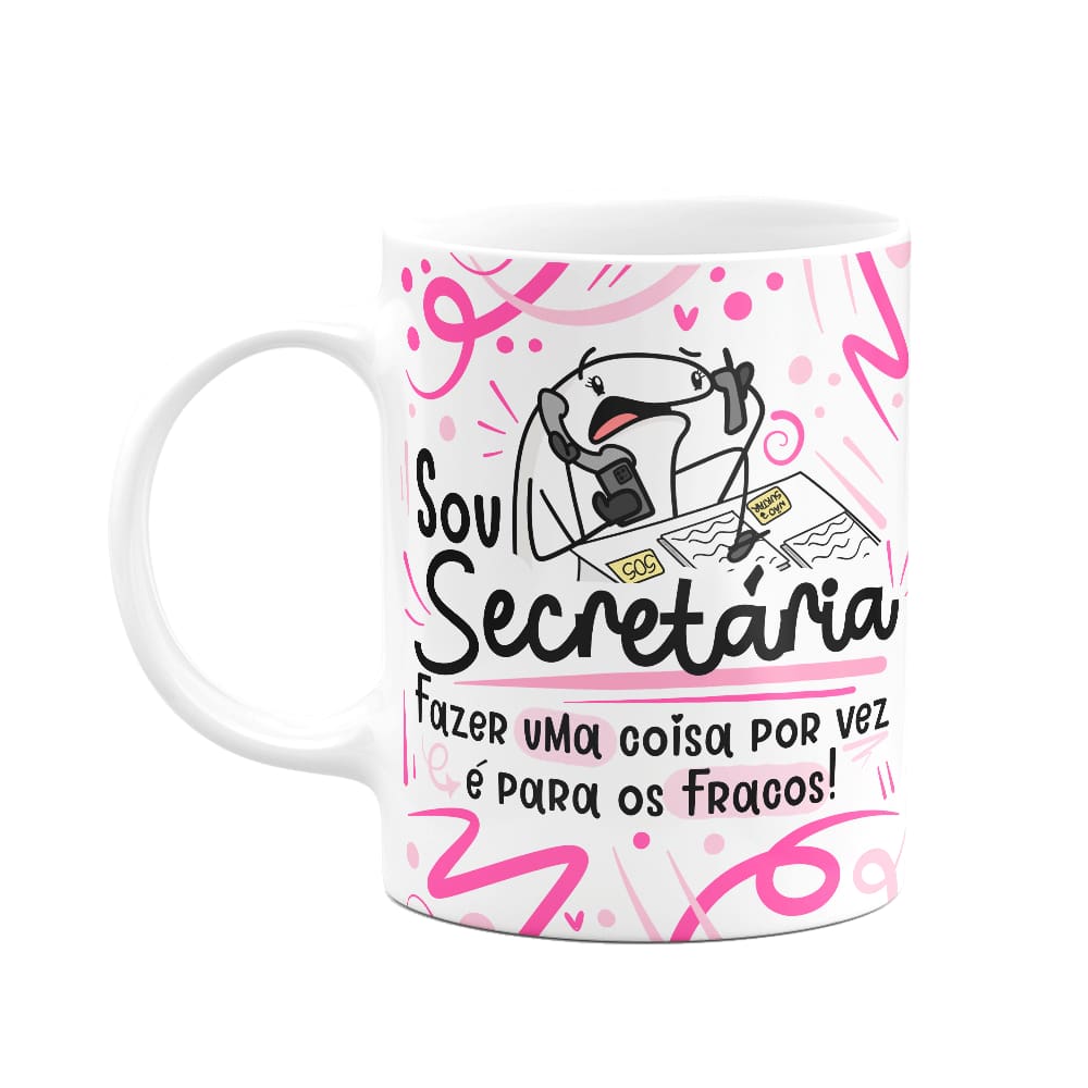 Caneca Flork Profissões - Sou Secretária