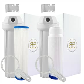 Kit Tira Ferro Caixa D`agua E Sedimentos Zeólita Plissado