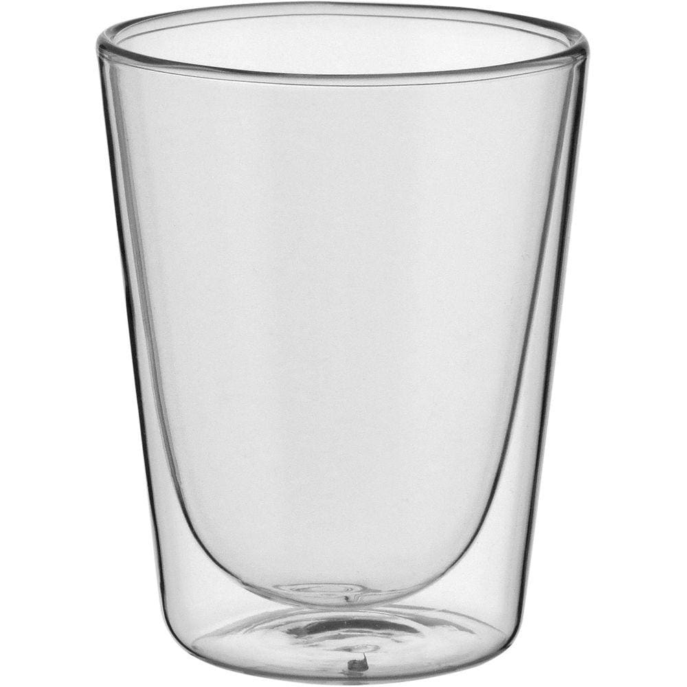 CLEAR COPO 10x8x8cm 280ml BOROSILICATO TRANSP PAREDE DUPLA
