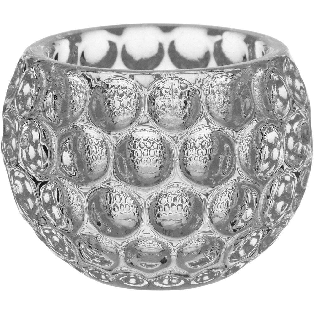 CASTIÇAL 6x8x8cm VIDRO TRANSP