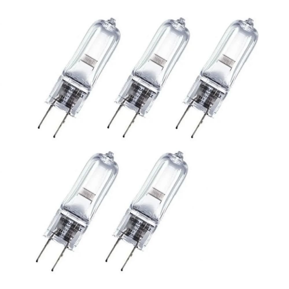 Kit 5 Lâmpada Coifa Bipino Capsula Halogena G4 12v 20w Kian