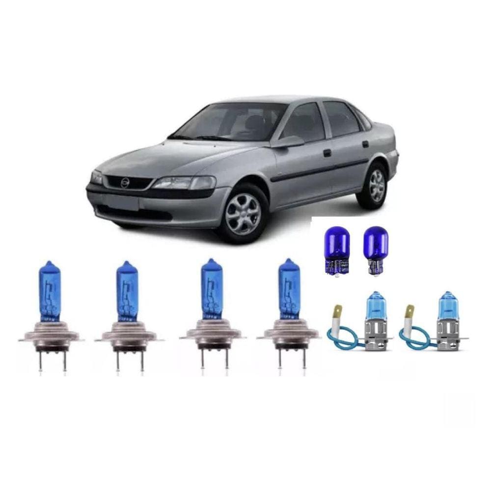 Kit Lampada Vectra 2000A2005 Alto Baixo Milha Super Branca