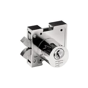 Fechadura Porta Vidro Blindex Mini Correr 1/2 Cilindro Redondo