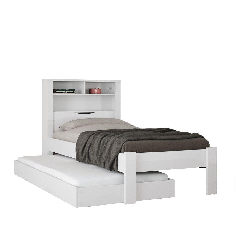 Bicama Solteiro com Bau e tomada Invicta Santos andira