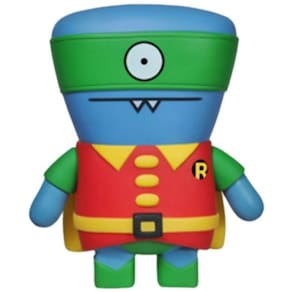 Boneco Funko Uglydoll DC Comics Wedgehead como Robin