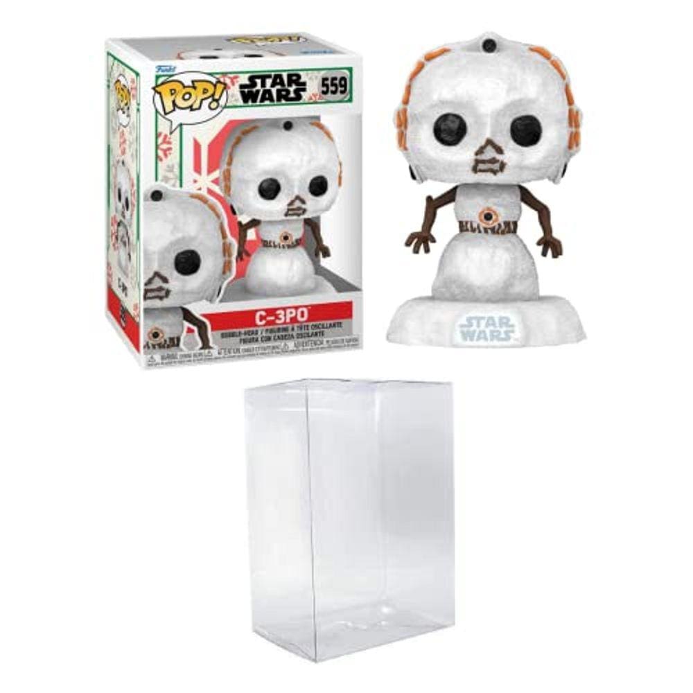 Funko POP! Star Wars Holiday: C-3PO Boneco de Neve Empacotado com um