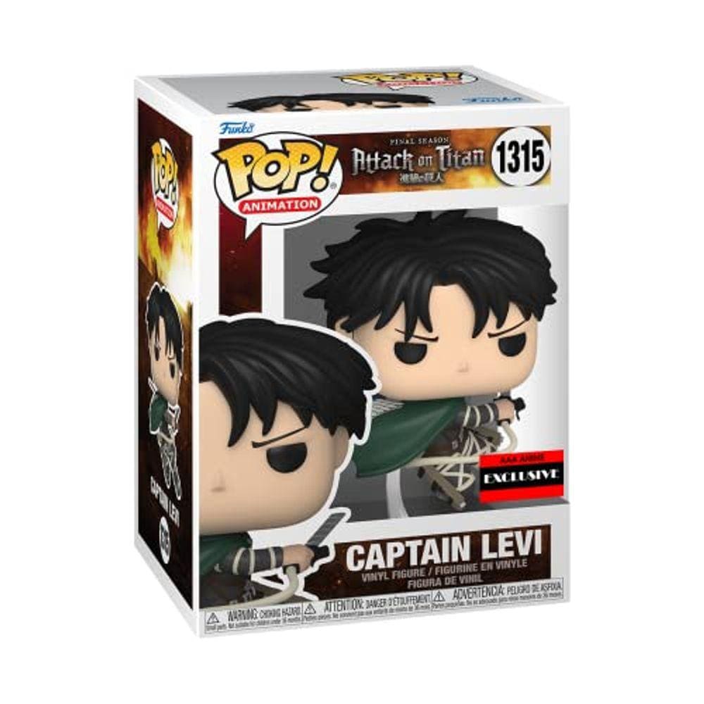 Funko Pop Attack On Titan Capitão Levi Ackerman (Mar Final