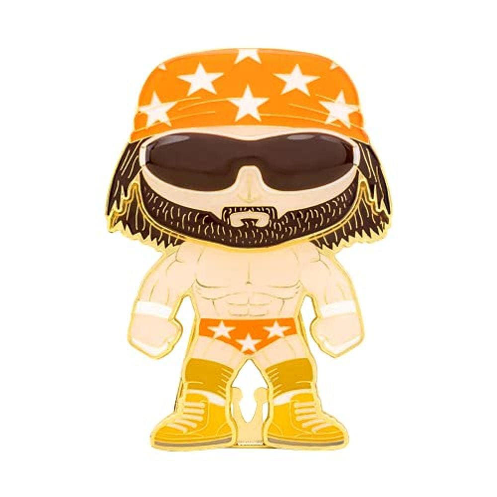 Pins Funko POP: WWE - Randy Macho Man Savage com estilos de perseguição podem variar, multicoloridos