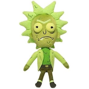 Boneco de pelúcia Funko Galactic: Rick and Morty Rick colecionável, multicolorido