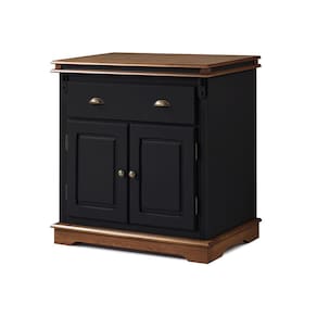 Balcão Buffet 2 Portas 1 Gavetas Manchester 2000 Linz Móveis - Preto/Imbuia