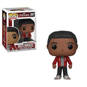 Funko Pop Marvel Games: Spider-Man Video Game - Miles Morales Figura colecionável, multicolorida