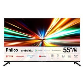 Fast Smart TV Philco 55” PTV55G20AGS 4K ATMOS Android TV Bivolt