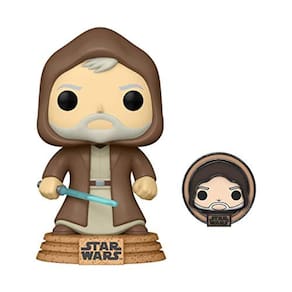 Funko Pop! Star Wars: Across The Galaxy - OBI-Wan Kenobi com Pin, Amazon Exclusive