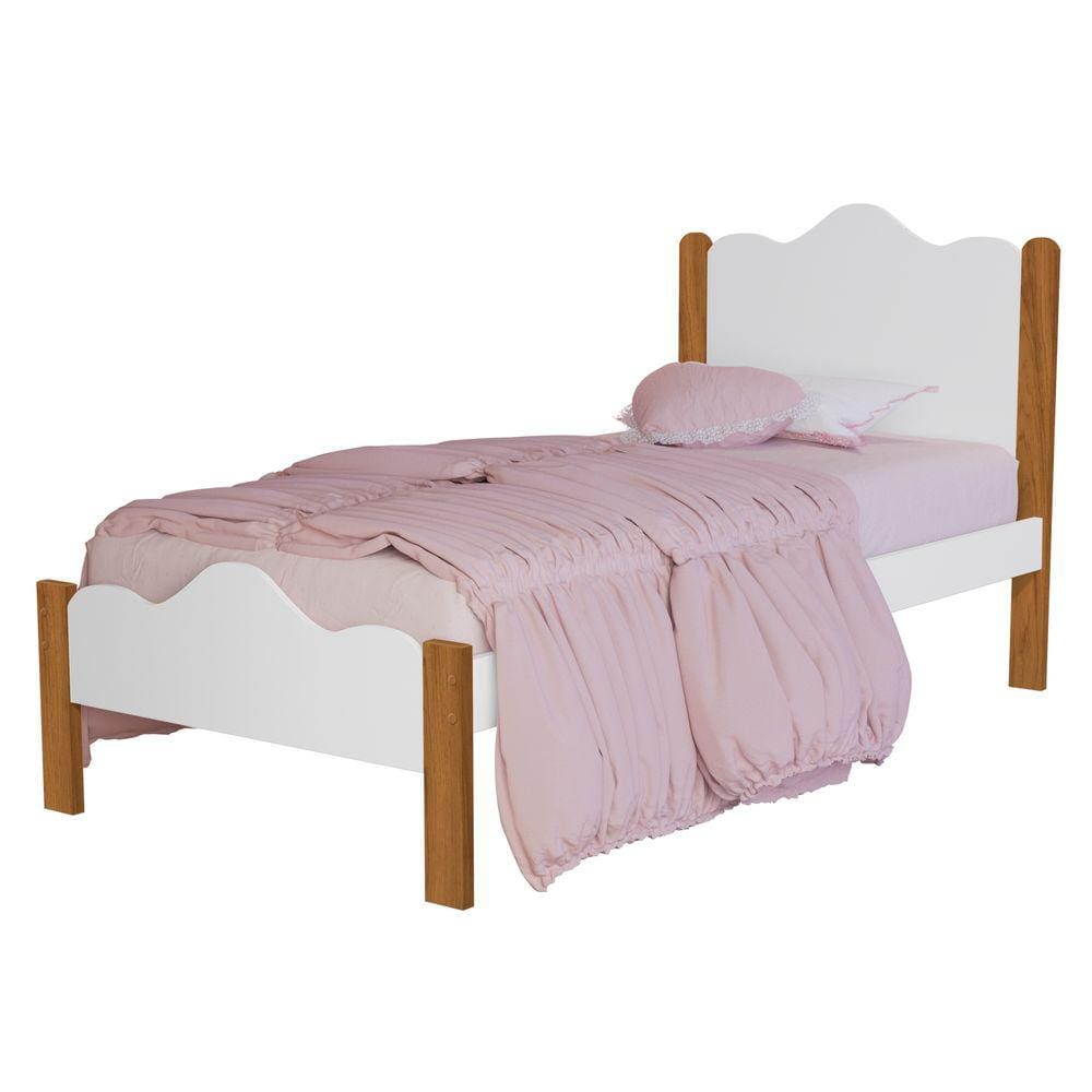 Cama Nina Com Coroa Branca Nature