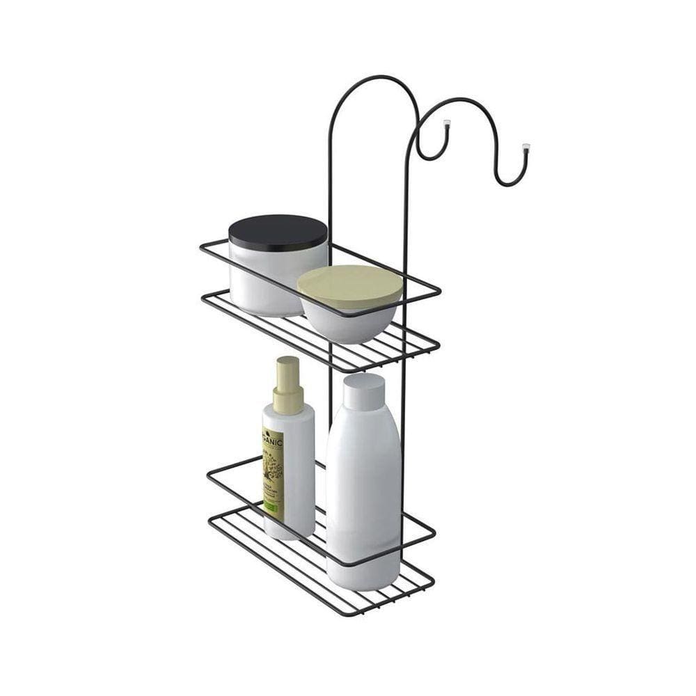 Porta Shampoo Duplo Para Box - Stolf Preto