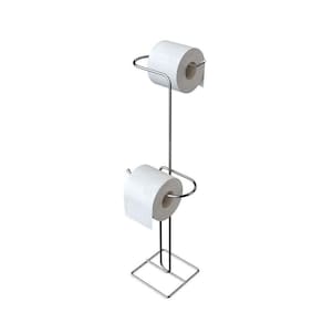Suporte Duplo Para Papel Higiênico De Chão - Stolf Cromado