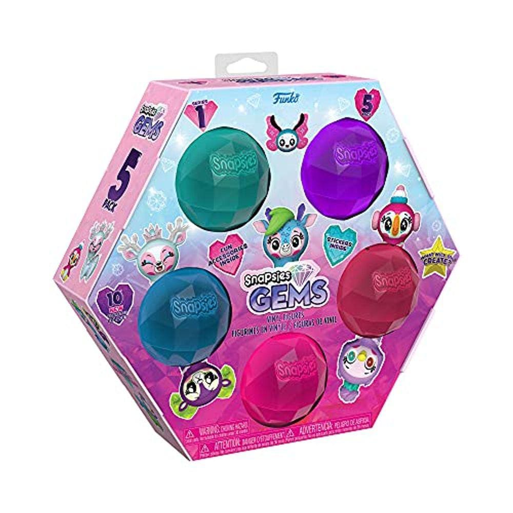 Funko Pop! Snapsies: Wave 3 Gems - pacote com 5