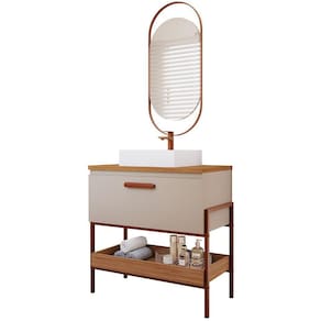 Armário Portinari 60 Cm Bege Mgm