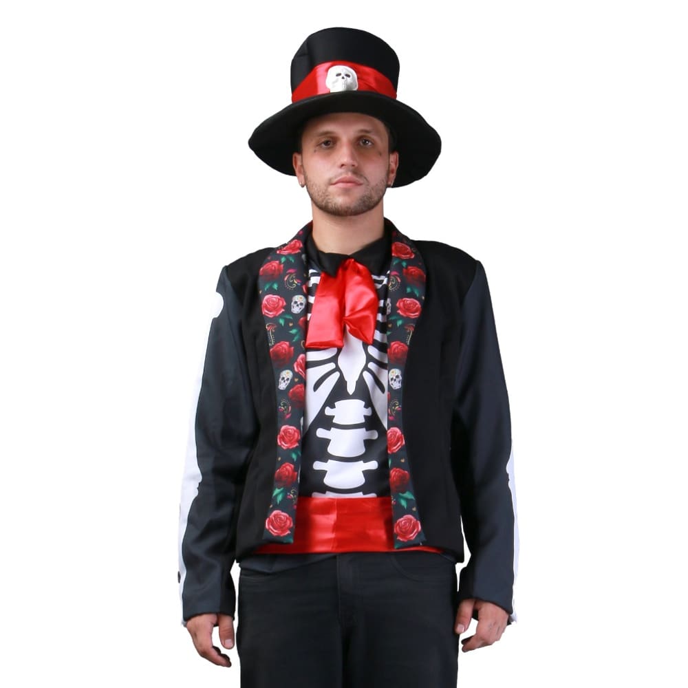 Maquiagem para halloween caveira mexicana  Fantasias de halloween para  homens, Fantasias halloween, Fantasias