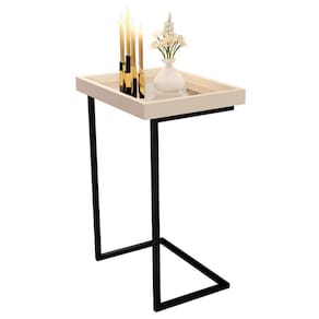 Mesa de Apoio 4774 Perola Pé de Ferro Preto JB Bechara