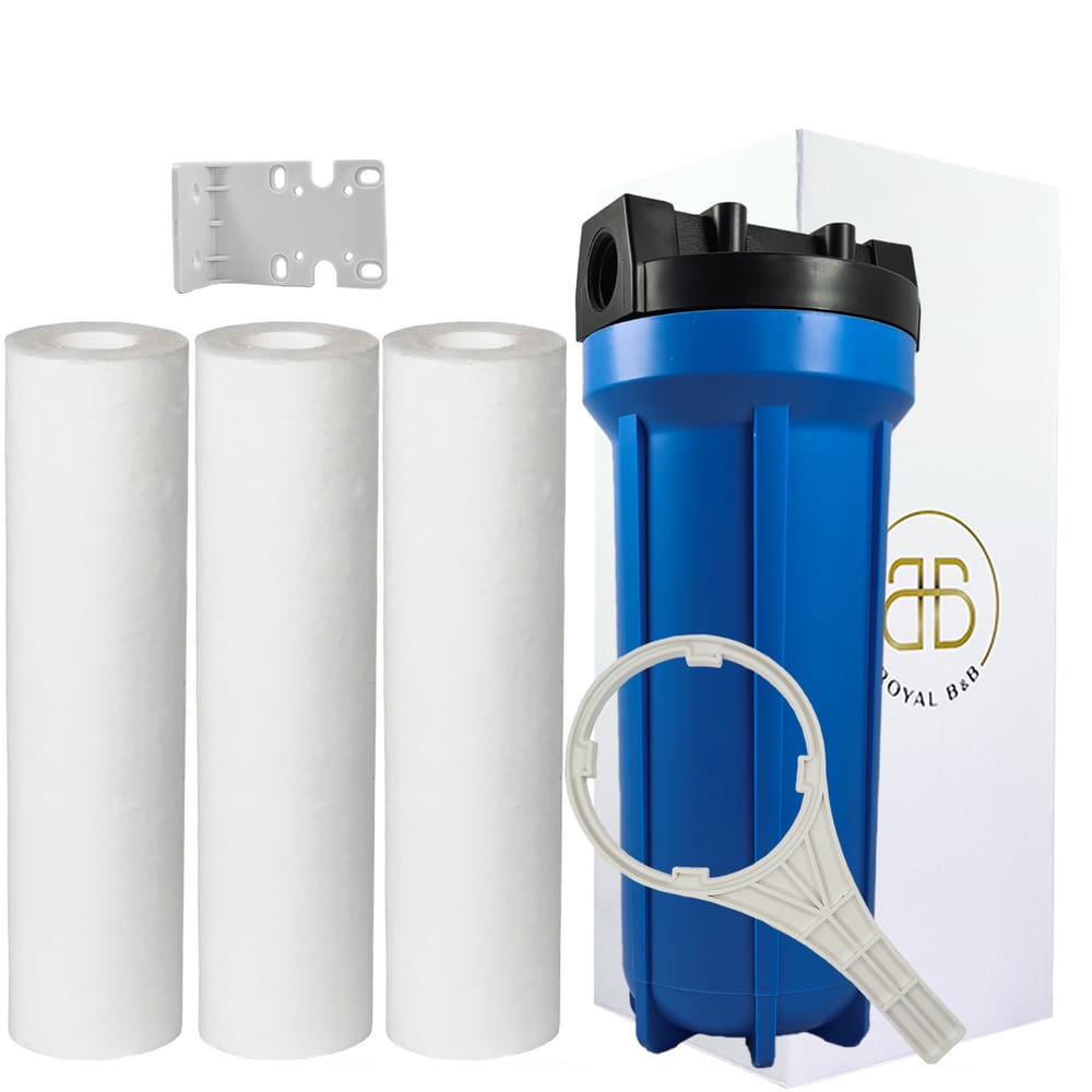 Filtro Caixa D`água Cavalete Eco Royal B&B + 3 Refis Extra