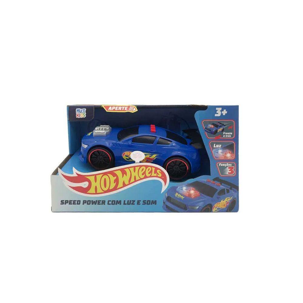 Carro De Controle Remoto Hot Wheels Speed Team Azul Candide