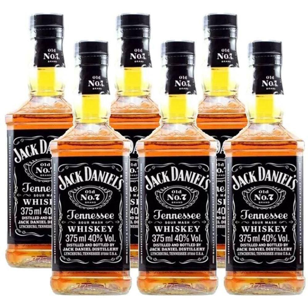 Whisky Jack Daniel`S Tennessee 375Ml 06 Unidades