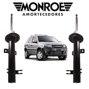 02 Amortecedor Direito+Esquerdo Ford Ecosporte 2007 A 2008 Monroe
