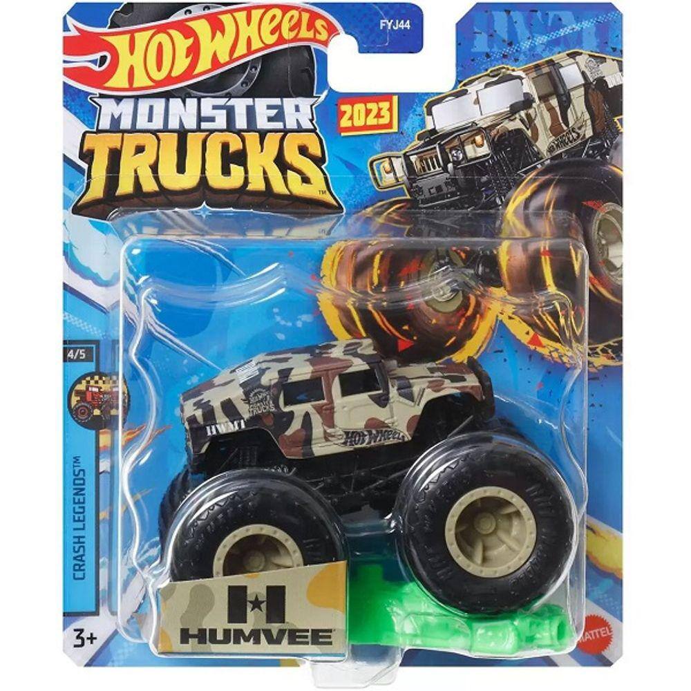 Pista Hot Wheels Monster Trucks Batalha Do Tubarão Mecha FYK14- Mattel