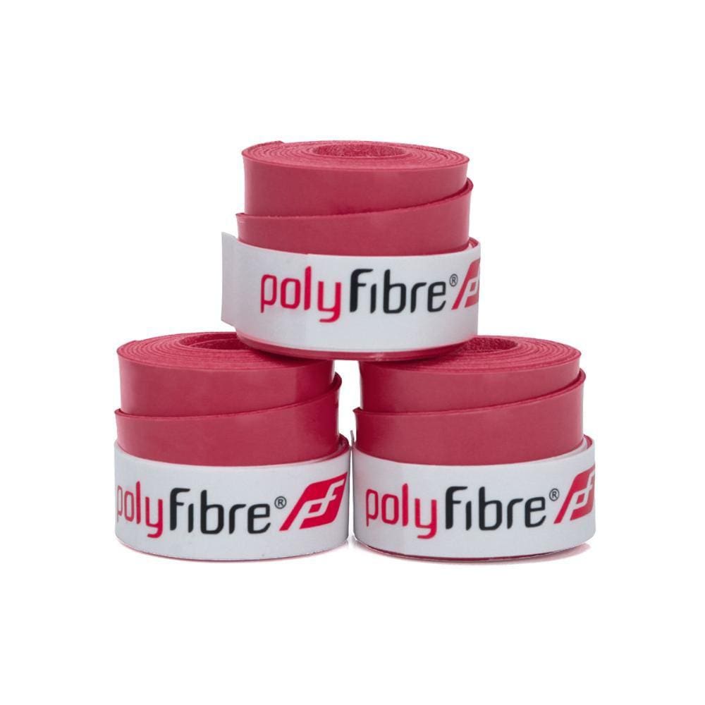 Overgrip Polyfibre Omnigrip 0.6mm - Pack com 03 Unidades Vermelho