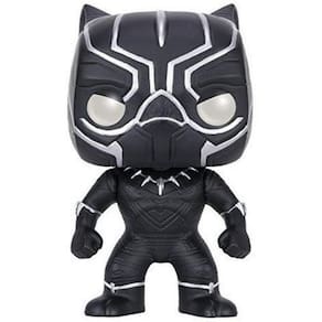 Funko POP Marvel: Capitão América 3: Figura de Ação da Guerra Civil - Pantera Negra, Multicolorido, 3,75 polegadas