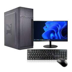 Pc Gamer Completo Neologic Streamer Nli83666 Intel I5 10400F 16Gb (Gtx1650  4Gb) Ssd 240Gb + Hd 1Tb 400W 80 Plus + 2 Monitores 21 + Cadeira - Faz a Boa!